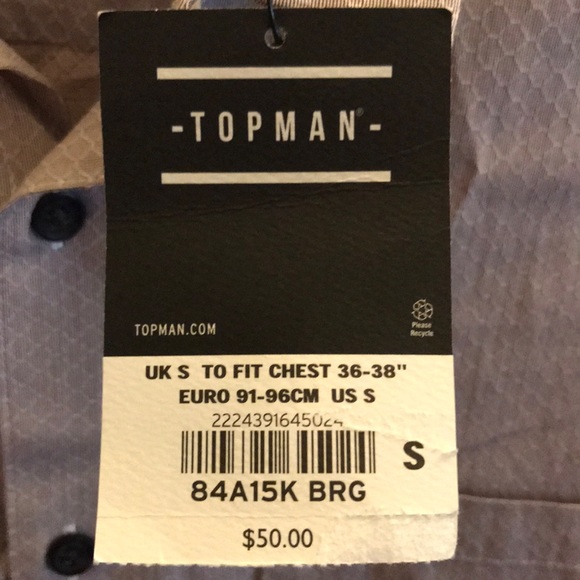 Topman Never Worn Short Sleeve Button Down - Picture 4 of 5